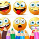 Coloring Book: Funny Emoji