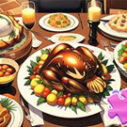 Jigsaw Puzzle: Thanksgiving Dinner